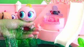 Slime Baby Doll Play ! Toys and Dolls Fun for Kids with Toddlers at the Pool & the Beach | SWTAD