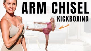 CHISELED ARMS & Upper Body KICKBOXING Workout at home | Rebecca Louise