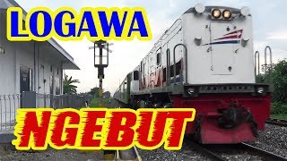 Logawa Ngebut di stasiun (non aktif) Ketandan
