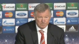 Real Madrid vs Manchester United - Sir Alex Ferguson post-match press conference