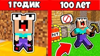 ЭВОЛЮЦИЯ НУБ ЗАТРОЛЛЕН НЕВИДИМЫМ ПРО НУБИКОМ В МАЙНКРАФТ ! 100% ТРОЛЛИНГ НУБА НЕВИДИМКОЙ