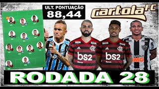 CARTOLA FC DICAS DA RODADA 28 TIME ALTERNATIVO - COM MAIS UMA MITADA !! TIME TODO DO FLAMENGO?!
