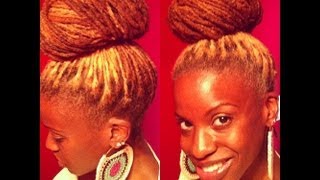 My Lazy Locs Bun