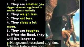 Wanneer De Dinosaurussen Geleefd ? Dinosaurussen En De Bijbel. Uitstekende Analyse. Deel 1 / 11