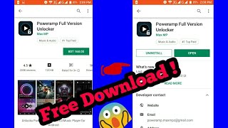 How to Download Poweramp Unlocker in free !