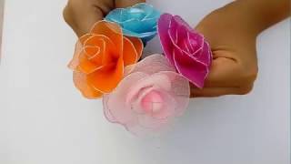 How To Make Nylon Flower