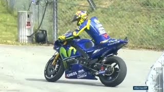 Detik-Detik Motor Rossi Mogok di Sachsenring