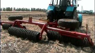 Катки зубчато-кольчатые К-6 и К-10 в работе