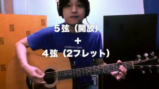 指1本から弾けるギター弾き語り講座　第1回　〜ブルース風編〜