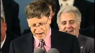 ビル・ゲイツ　ハーバード大学卒業講演　字幕付(1)
