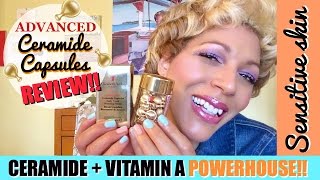 ELIZABETH ARDEN ADVANCED CERAMIDE CAPSULES REVIEW ✨  | Anti-Aging Skincare | Sensitive Skin ?
