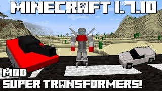 Minecraft 1.7.10 MOD SUPER TRANSFORMERS!