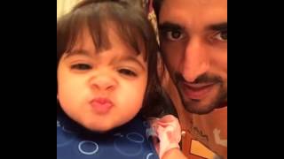 Sheikh Hamdan with Sheikha Fatima