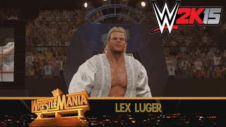 WWE 2K15 PC MOD: WrestleMania  XII The Narcissist Lex Luger Attire & Entrance
