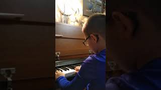 Нотная тетрадь Анны- Магдалены Бах Менуэт BWV Anh.115