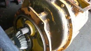 Проверка работы коробка передач KOMATSU D155A