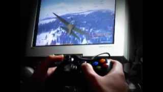 War thunder played with an xbox 360 controller and xpadder