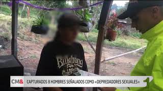 Ocho hombres capturados tras denuncias de abuso sexual en Antioquia