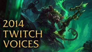 LoL Previews - 2014 Twitch voices - All 15 PBE languages