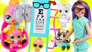 Custom LOL Surprise Dolls Visit Skipper Barbie Eye Doctor