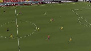 Gameplay while using Simeone FM20 4-4-2 tactic with ATM