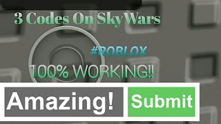 3 Work Codes On Skywars | Roblox