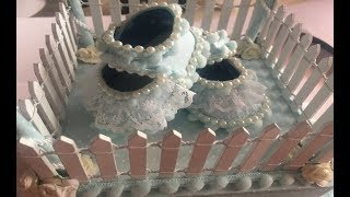 Tutorial Globito de recuerdos para bebé Scrap y cartonaje