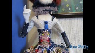 Авторская кукла, мастер класс, часть 2  Одежда и обувь. artdoll.