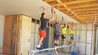 Construction Workers Debate Makita DeWalt or Hilti Screwguns (DRYWALL)