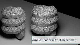 Maya: Bump and Displacement Mapping