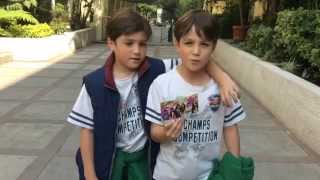 José Pablo y Jose Manuel Alanís (Alex y Guille de "Mi corazón es tuyo") saludan a Graffi-T