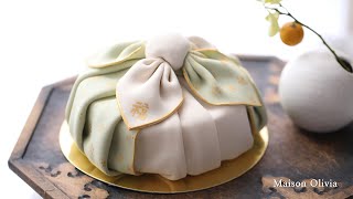 보자기 케이크 (Bojagi Cake : Wrapping Cloth-Shaped Cake)