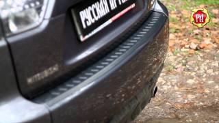 Накладка на задний бампер Mitsubishi Outlander XL (russ-artel.ru)