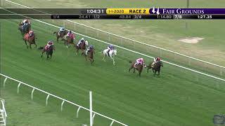 Horse Racing Partnership - Wings of Fury wins at Fair Grounds Race Course 01/01/20 in race 2!