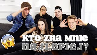 KTO zna mnie NAJLEPIEJ? | Sylwia Lipka, Dominik, Smav, Natka, Paweł