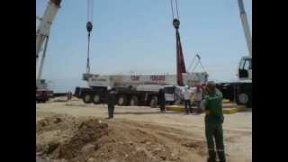 Crane accident Liebherr Ltm-1200. Avi cranes. Кран Liebherr Ltm-1200 Авария.