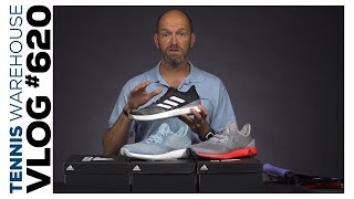 Sneak peek new adidas tennis shoe colors! + Rare Bosworth Racquets -- VLOG #620