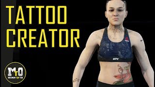 UFC 3 -  CREATE A FIGHTER TATTOO EDITOR (FEMALE)