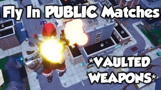 This Glitch Let's You FLY In Public Games... (Fortnite Season 8)