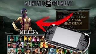 COMO DESBLOQUEAR TRAJES ALTERNATIVOS MORTAL KOMBAT UNCHAINED PSP