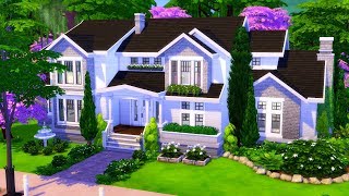 Cherry Street Suburban // Sims 4 Speedbuild