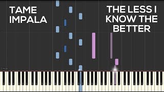 Tame Impala - The Less I Know The Better (Piano Cover) | Synthesia