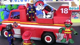 Мультики про Машинки. ПОЖАРНАЯ МАШИНА. Машины для Детей Playmobil #Щенячий Патруль Новые Серии