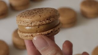 카페라떼 마카롱 : 커피 마카롱 만들기 l Coffee macaron recipe : 양이의 부엌