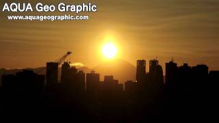 東京都心からダイヤモンド富士/The Diamond Mt.Fuji from Tokyo