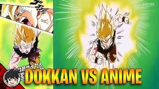 TOP 5 Dokkan VS Anime, ANIMACIÓN SUPER ATAQUES | DBZ Dokkan Battle
