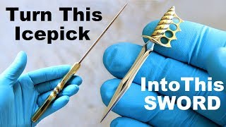 I Turn Jimmy Diresta's Ice pick into a Miniature SWORD