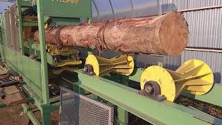 Работы по запуску брусовального станка ProSaw