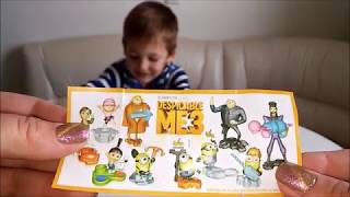 Minions Kinder Surprise Despicable Me 3 ИНФИНИМИКС Киндер Джой 2017 Kinder Joy INFINIMIX