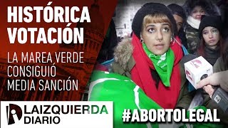 Histórica votación en Diputados: la marea verde consiguió media sanción para #AbortoLegal